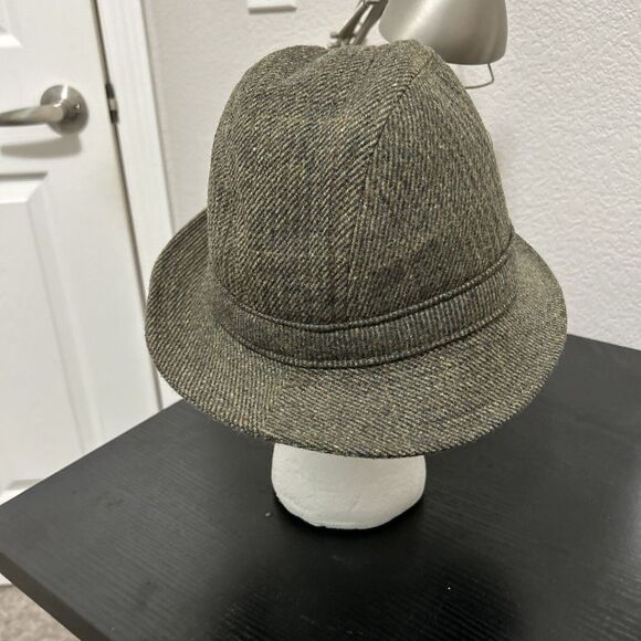 Pendleton Vintage 100% Wool Tweed Brimmed Fedora Bucket Hat- USA Medium - Picture 3 of 14